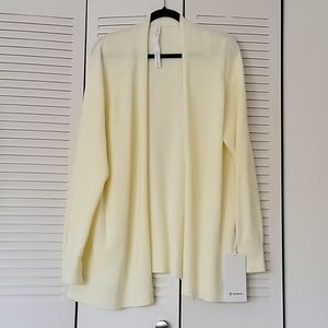 Lululemon Side Slit Sweater Wrap, size 10